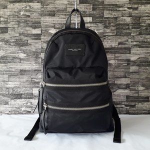Marc Jacobs Black Nylon Biker Backpack